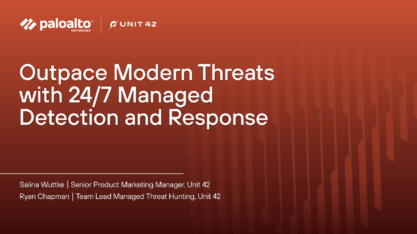 Outpace Modern Threats with 24/7 MDR